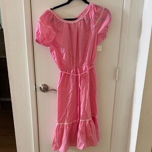 Vintage Pink Polka Dot dress